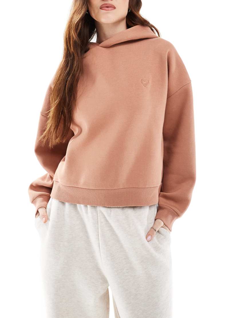 Miss Selfridge - Kapuzenpullover in Ingwerbraun mit tief angesetzter Schulterpartie Miss Selfridge - Kapuzenpullover in Ingwerbraun mit tief angesetzter Schulterpartie von Miss Selfridge