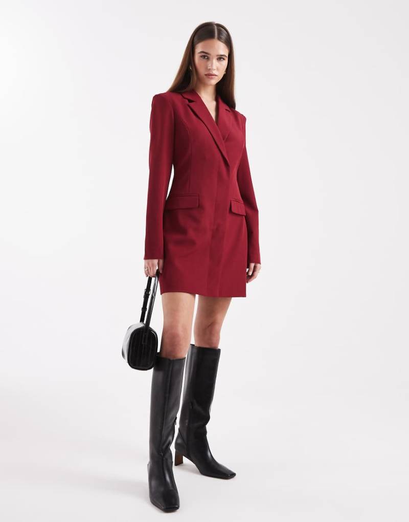 Miss Selfridge - Tailliertes Blazer-Kleid in Feige-Lila von Miss Selfridge