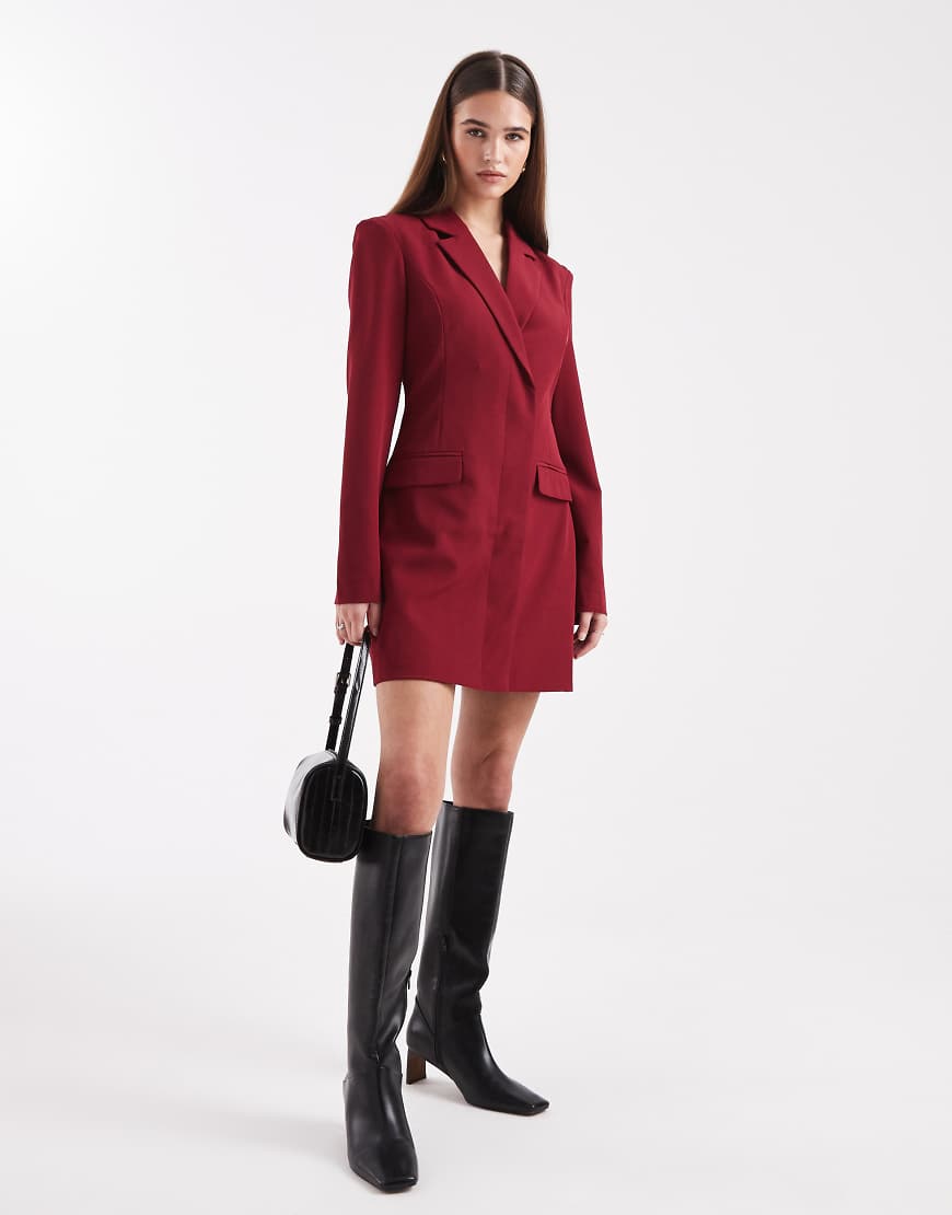 Miss Selfridge - Tailliertes Blazer-Kleid in Feige-Lila von Miss Selfridge