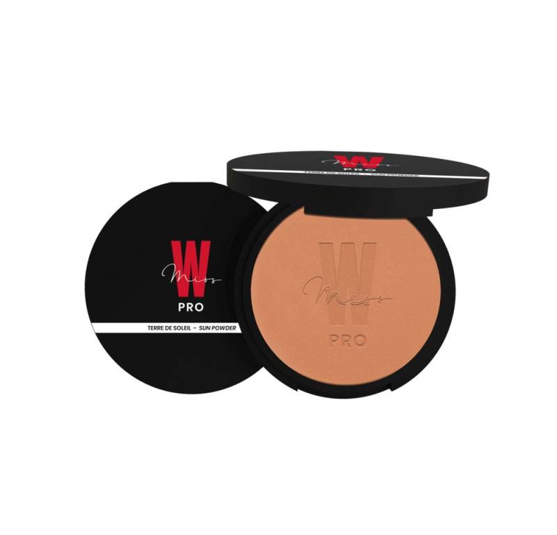 Miss W Pro Gesichtspflege Natürlicher Puder mit Bio-Inhaltsstoffen für einen strukturierten Look, Bio-Puder mit natürlichen Ölen für einen sonnengeküssten Teint von Miss W Pro