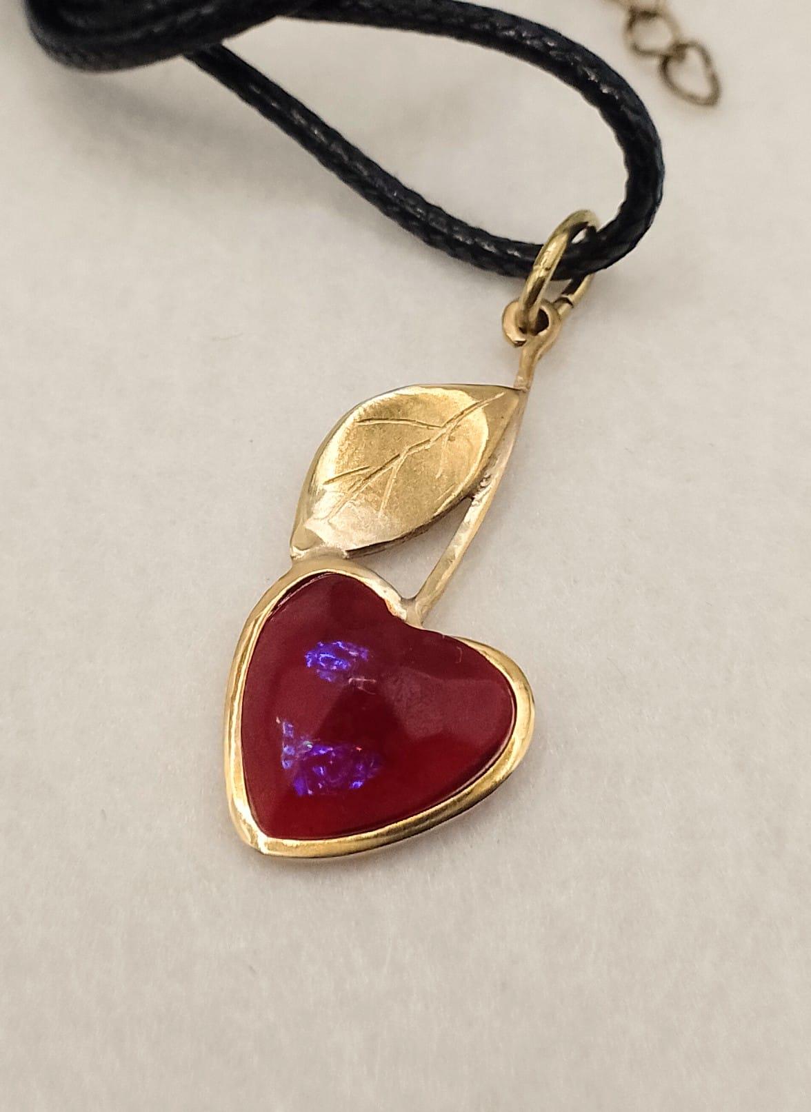 Artopal Anhänger „ Heart Cherry Artopal Anhänger „ Heart Cherry von MissArtOpal