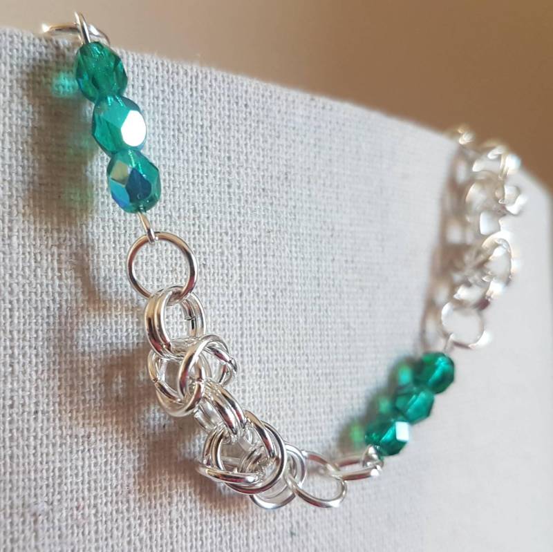 Smaragd Armband Mit Königskette von MissBJewellery