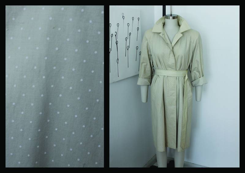 Pennu Jey Trenchcoat, Sommermantel, Größe 42 Gepunktet von MissBrummell