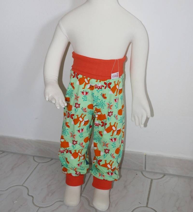 Pumphose Füchse Grün Orange von MissDarcyDE
