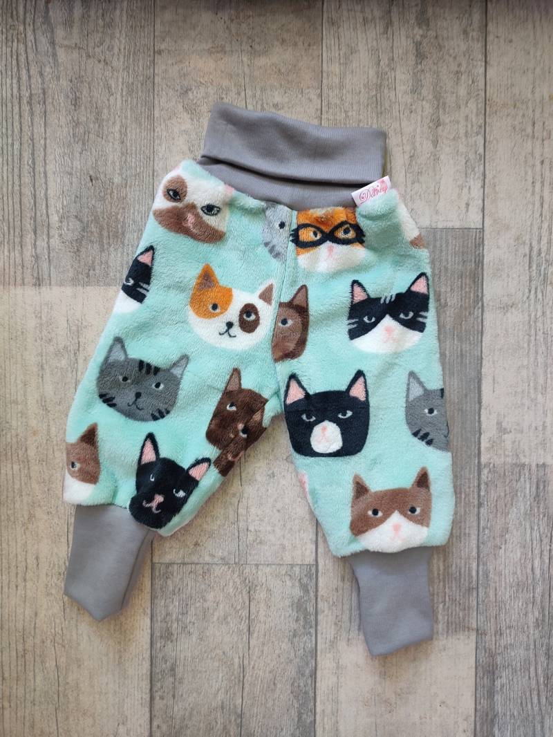 Pumphose Katzen Mint Kuschelhose von MissDarcyDE