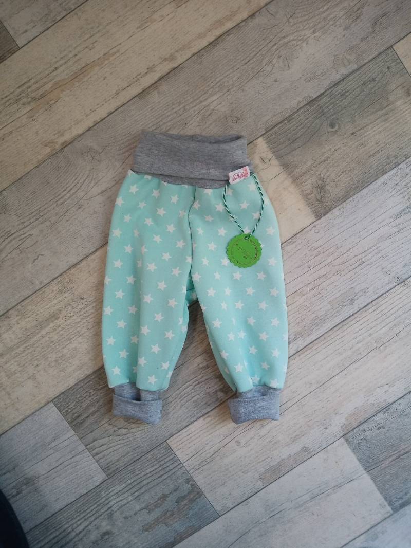 Pumphose Sterne Mint-Grau von MissDarcyDE
