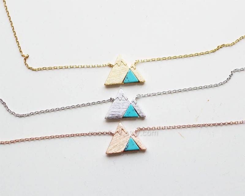 Edelstein Halskette Mit Berg, Türkis Berg Halskette, Verschneiten Charme, Natur Schmuck, Geschenkideen Edelstein Halskette Mit Berg, Türkis Berg Halskette, Verschneiten Charme, Natur Schmuck, Geschenkideen von MissDiary