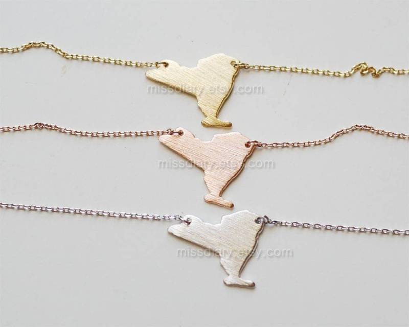 New York State Bar Halskette, Newyork Goldbarren Souvenir York, Pride Ny Halskette New York State Bar Halskette, Newyork Goldbarren Souvenir York, Pride Ny Halskette von MissDiary