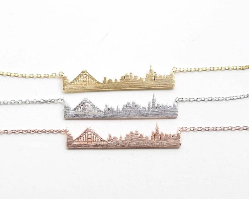San Francisco Skyline Halskette, Bar City Usa Schmuck, Souvenir Francisco, Halskette San Francisco Skyline Halskette, Bar City Usa Schmuck, Souvenir Francisco, Halskette von MissDiary
