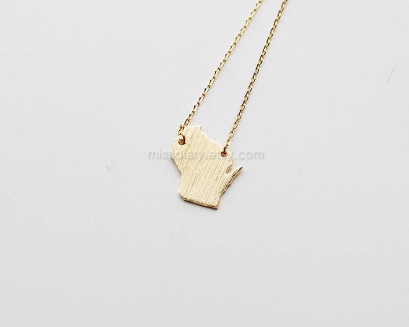 Wisconsin State Bar Halskette, Wi Pride, Madison City Halskette Wisconsin State Bar Halskette, Wi Pride, Madison City Halskette von MissDiary