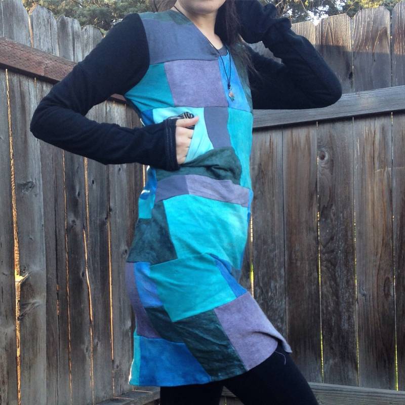 Small - Patchwork Daria Pullover/Kleid Small - Patchwork Daria Pullover/Kleid von MissFrankenstitchCo