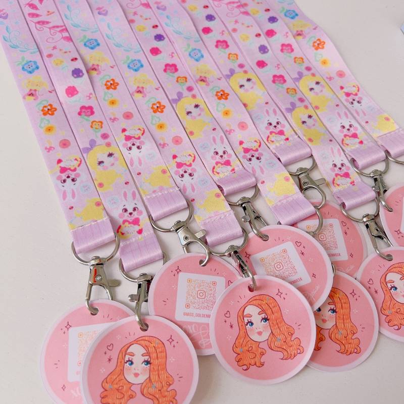 Lanyard - Wonderland 90cm X 2cm Lanyard - Wonderland 90cm X 2cm von MissGoldenweekArt