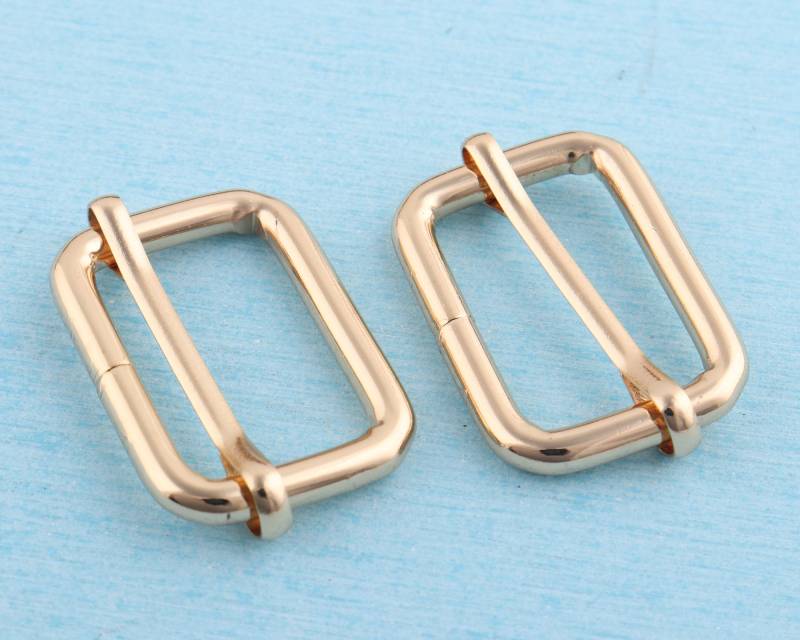 Light Gold Tri-Glide Slider 1, 25 "Metallschnalle von MissHandcraft