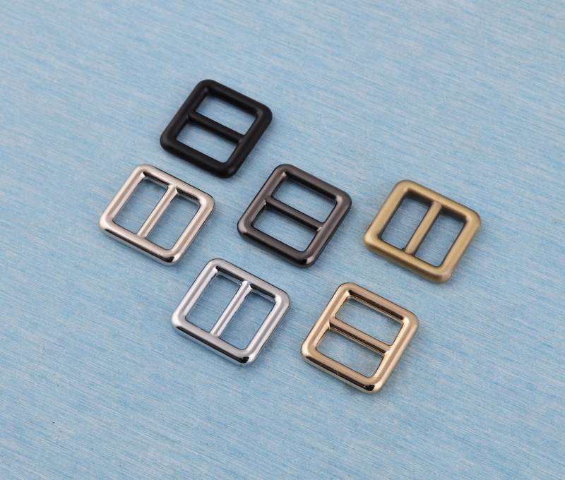 Metall Schnalle Versteller Schnalle 16 Mm Tri-Glide Schieber, Handtasche Hardware | 6-10 Stück von MissHandcraft
