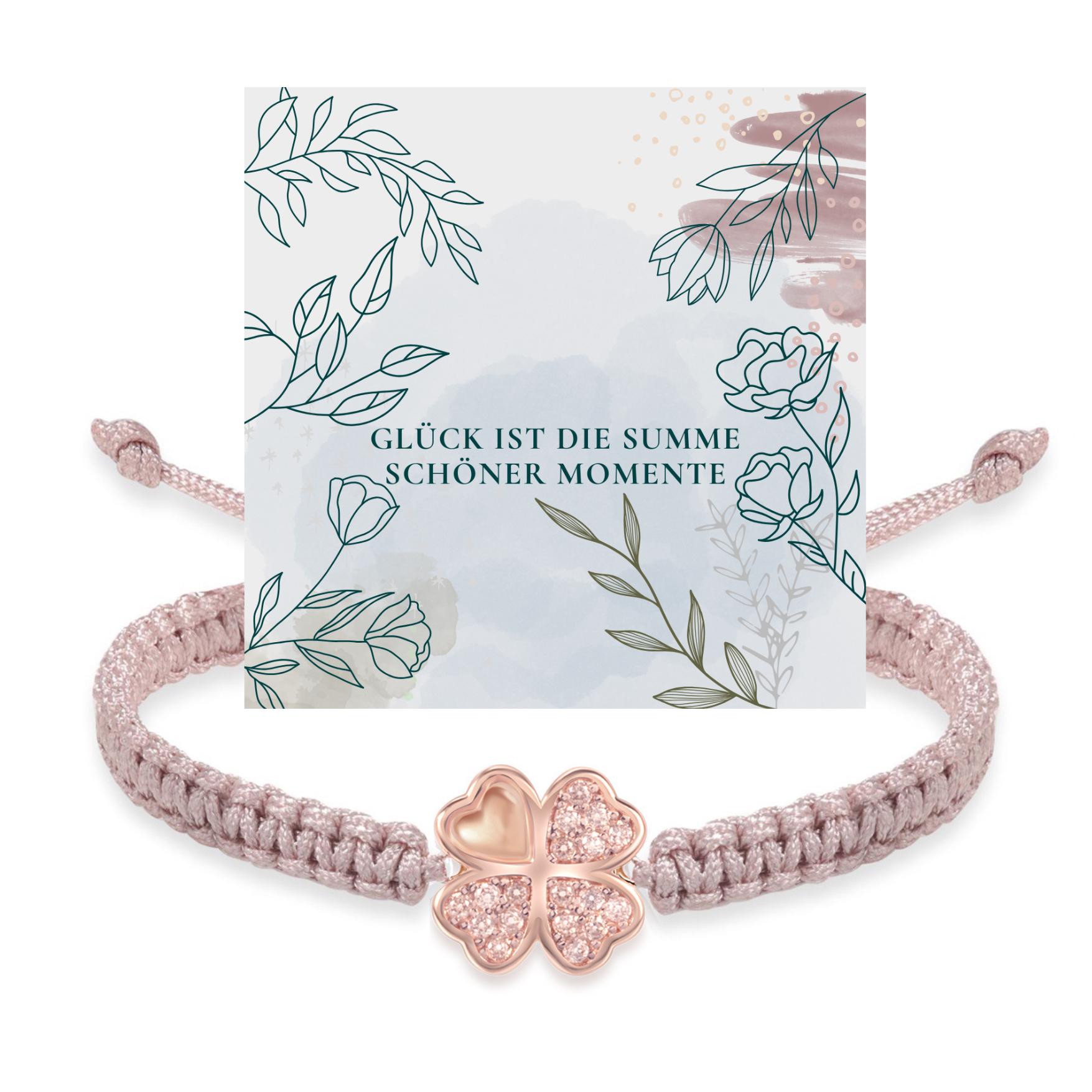 Armband Kleeblatt Silber Filigran Zart Glücksklee, Glücksarmband, Freundschaftsarmband Geschenk, Glücksbringer Prüfung Abitur Schulanfang von MissLovieJewelry