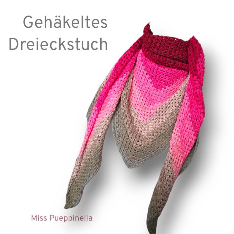 Halstuch, Häkeltuch, Handgemachtes Tuch Nr.5 von MissPueppinella