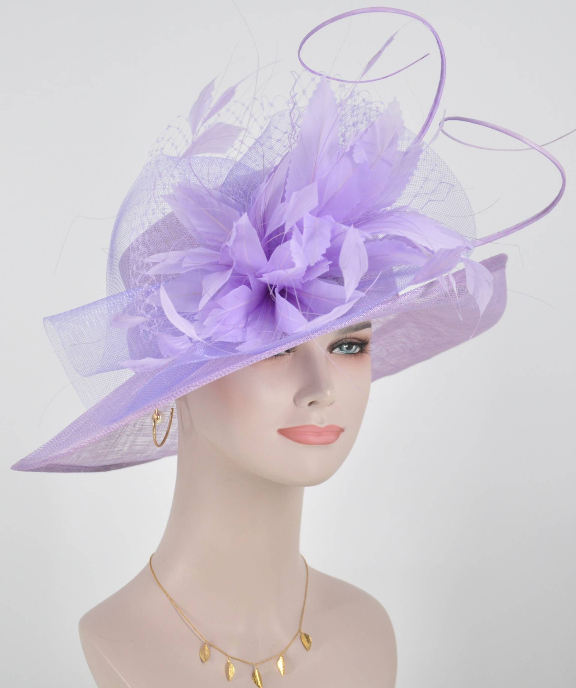 Kirche Kentucky Derby Hut Kutsche Teeparty Hochzeit Jumboroyal Ascot Pferderennen Eichentag | Lavendel + Weitere Farben von MissRaceKentuckyHat