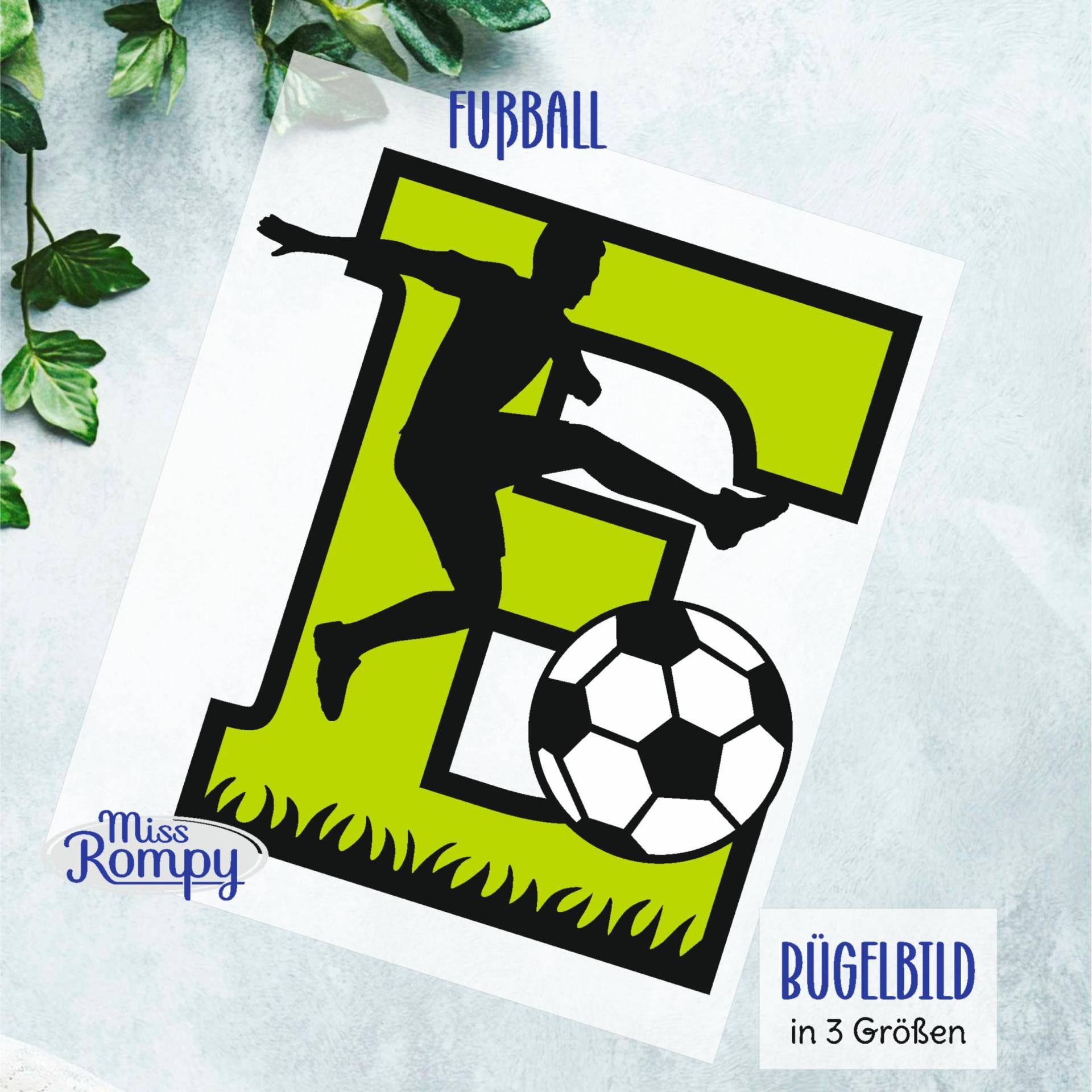 Fußball, | 604, Buchstaben, Bügelbilder, A-Z, Zum Aufbügeln, Bügelbild, Schriftzüge, Aufbügler, Applikation, Bügelsticker Fußball, | 604, Buchstaben, Bügelbilder, A-Z, Zum Aufbügeln, Bügelbild, Schriftzüge, Aufbügler, Applikation, Bügelsticker von MissRompy
