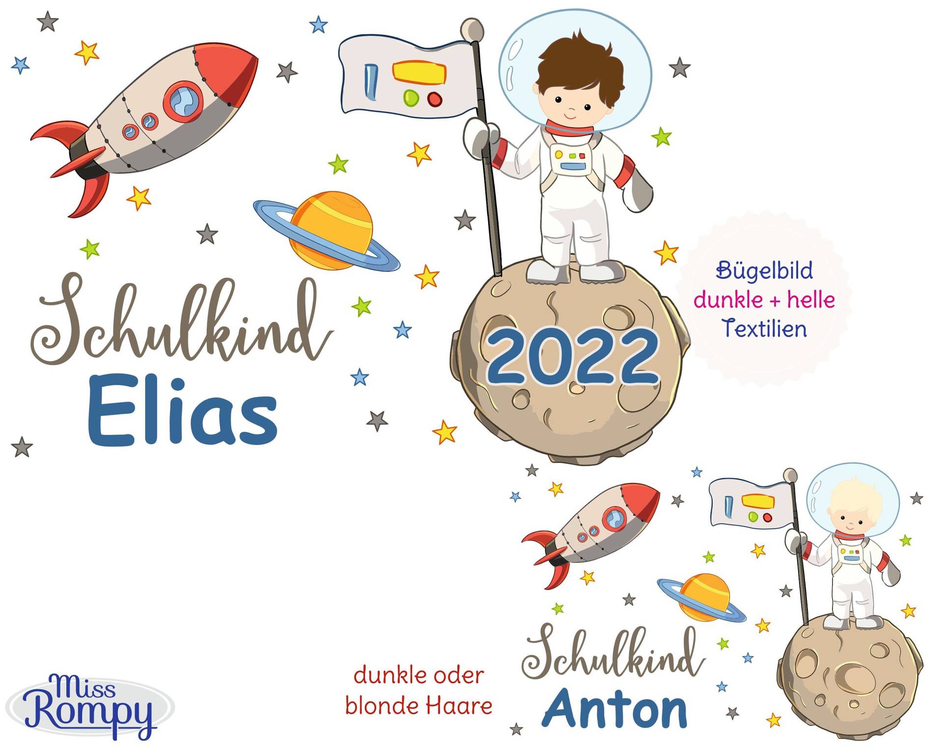 Missrompy | Dtf Schulkind | 654 Astronaut Großes Bügelbild in 2 Größen Schulstart Name Zahl Geburtstag Aufbügler Appli Einschulung Junge Missrompy | Dtf Schulkind | 654 Astronaut Großes Bügelbild in 2 Größen Schulstart Name Zahl Geburtstag Aufbügler Appli Einschulung Junge von MissRompy