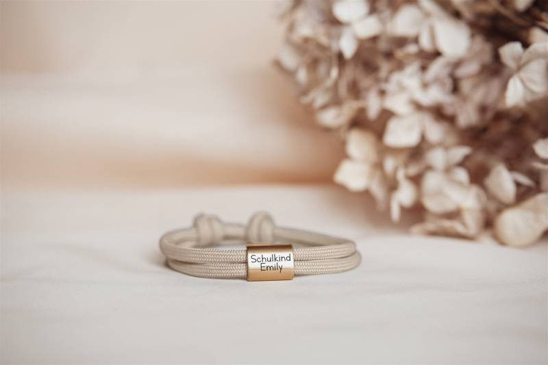 Armband Einschulung | Schulstart Kinder Einschulungsgeschenk Surferarmband von MissRoseDE