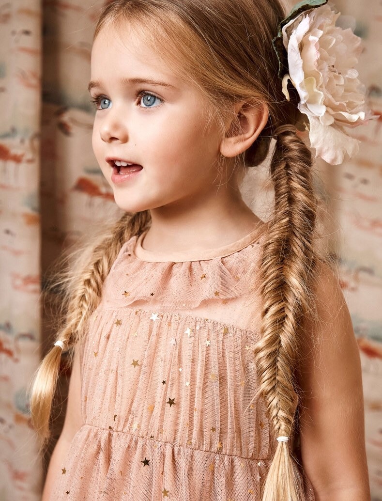 Tüllkleid Für Kleinkinder. Kinder Kleid. Mädchen Party Kleid, Pink Sparkle Dress. Stern Glitzer von MissRoseSisterViolet