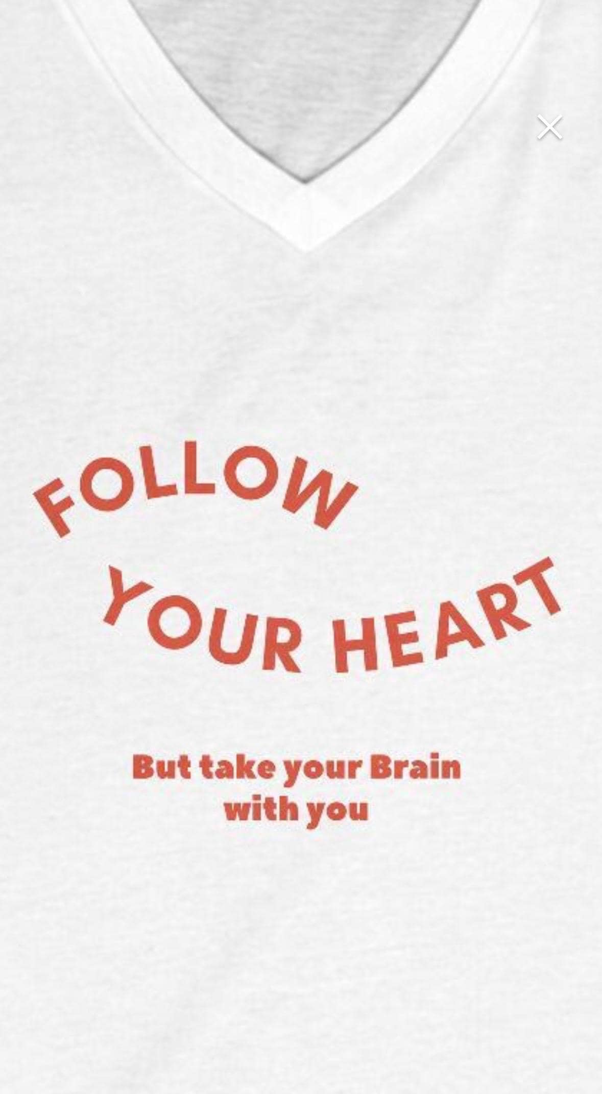 Shirt Follow Your Heart But Take Brain With You Lustig, Sommer, Folge Deinem Herzen, Geschenk Für Freundin, Motivation, Hingucker Shirt Follow Your Heart But Take Brain With You Lustig, Sommer, Folge Deinem Herzen, Geschenk Für Freundin, Motivation, Hingucker von MissSimpleCo