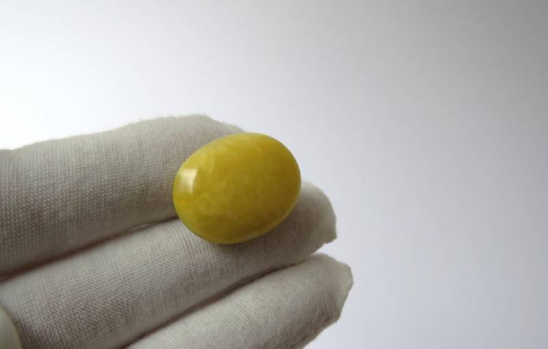 Vintage Bernstein Brosche 2, 5cm Bernsteinbrosche Amber Butterscotch von MissTellGeschenke