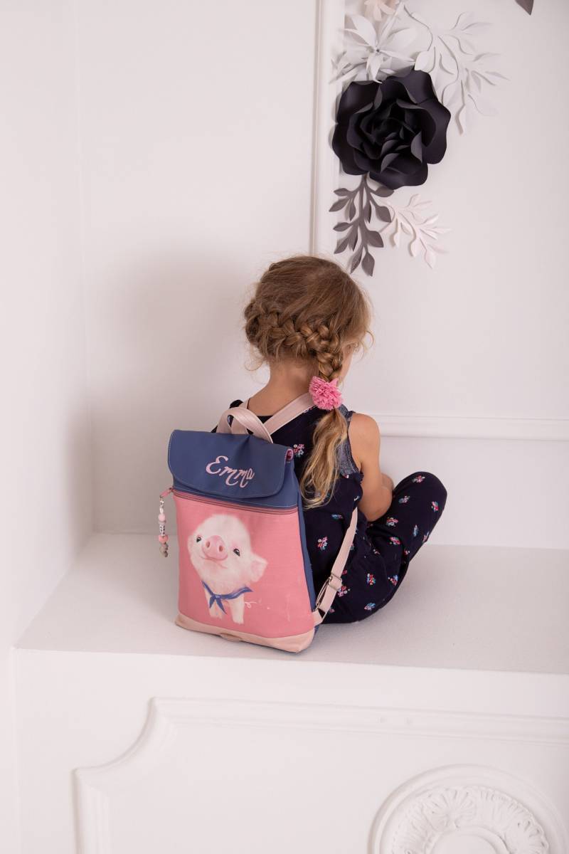 Pinguin Rucksack | Mini Kinderrucksack Mädchen Geschenk Für von MissTessyShop
