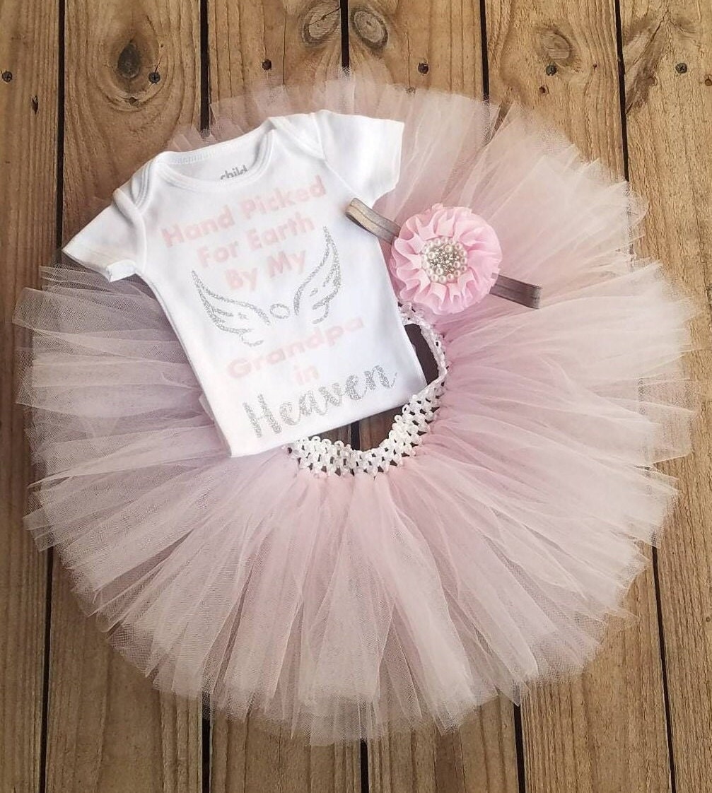 Handverlesen Für Erde Von Meinem Großvater Im Himmel, Krankenhaus Nach Hause Kommen Baby Outfit, Schwangerschaftansage, Geschlecht Offenbaren von MissThangs