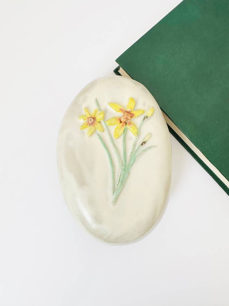 Handgefertigtes Keramik-Schmuckkästchen, Handbemalte Schmuckschatulle, Schmuckschatulle von MissVintageBox