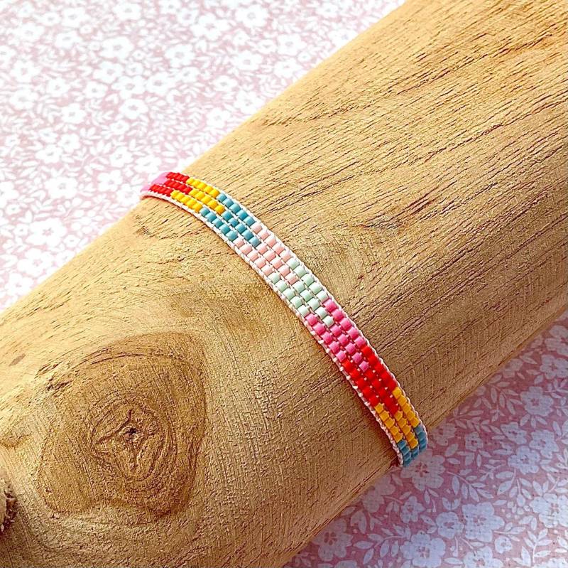 Miyuki Armband/Gewebtes Schmuck Geschenke Zum Nikolaus Bunt Weihnachtsgeschenk Glasperlen von Missboysenberry