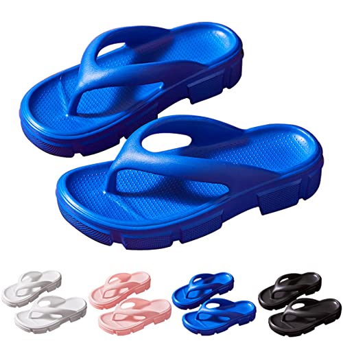 Missdong Flip Flops Damen EVA Badeschlappen Zehentrenner Dickere Sohle Superweiche Hausschuhe Slippers sandal von Missdong