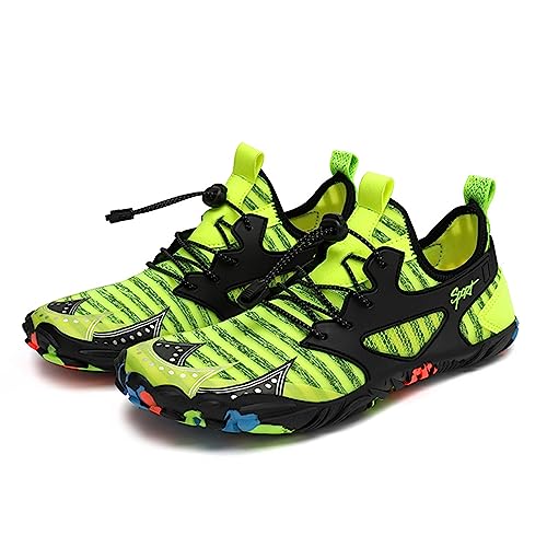 Missdong Herren Barfußschuhe Traillaufschuhe Fitnessschuhe rutschfest Schnell Trocknend Minimalistische Outdoor Laufschuhe von Missdong