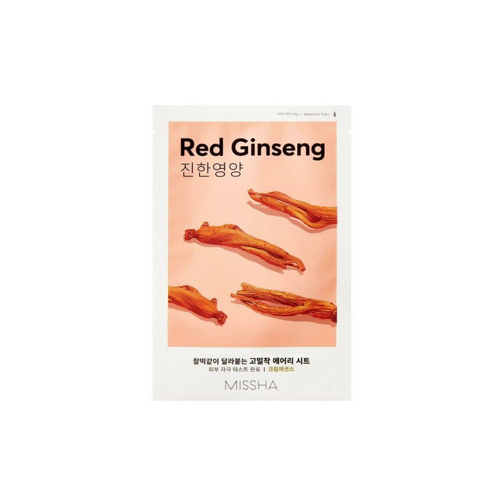 Missha Gesichtsmaske Air Fit Sheet Mask Red Ginseng 19g von Missha