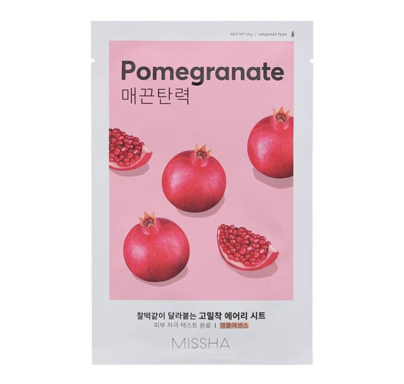Missha Gesichtsmaske Airy Fit Pomegranate Sheet Mask 19g von Missha