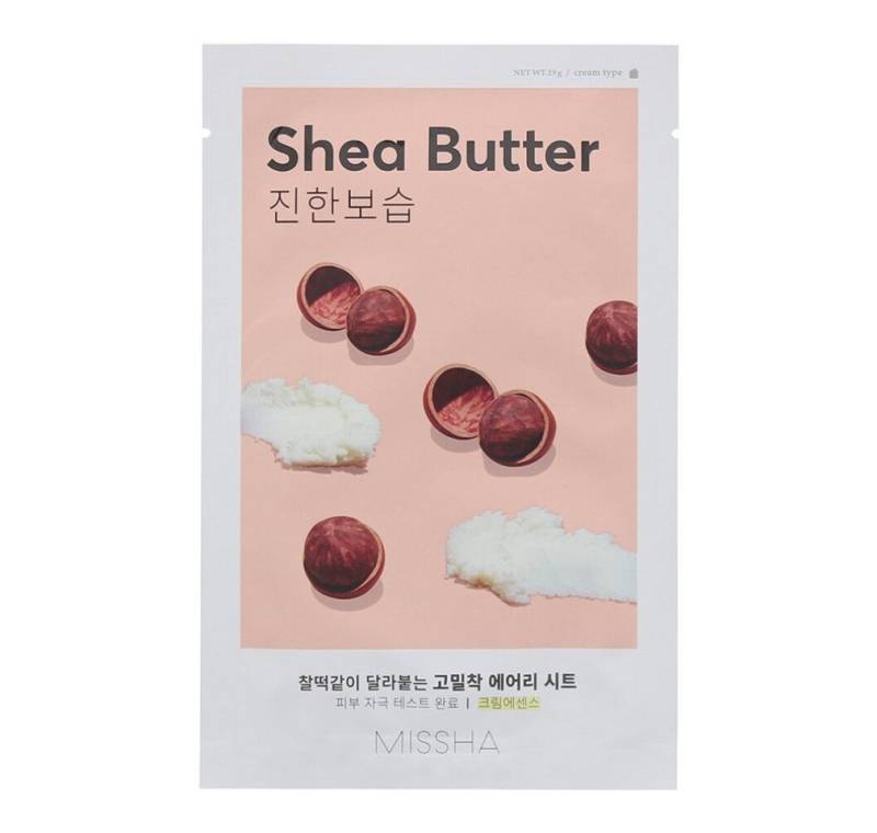 Missha Gesichtsmaske Airy Fit Shea Butter Sheet Mask 19g von Missha