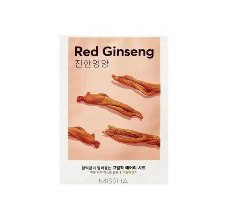 Missha Gesichtsmaske MISSHA, Airy Fit Sheet Mask Red Ginseng - 19 g von Missha