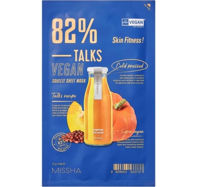 Missha Körperpflegemittel Talks Vegan Squeeze Sheet Mask 27g von Missha