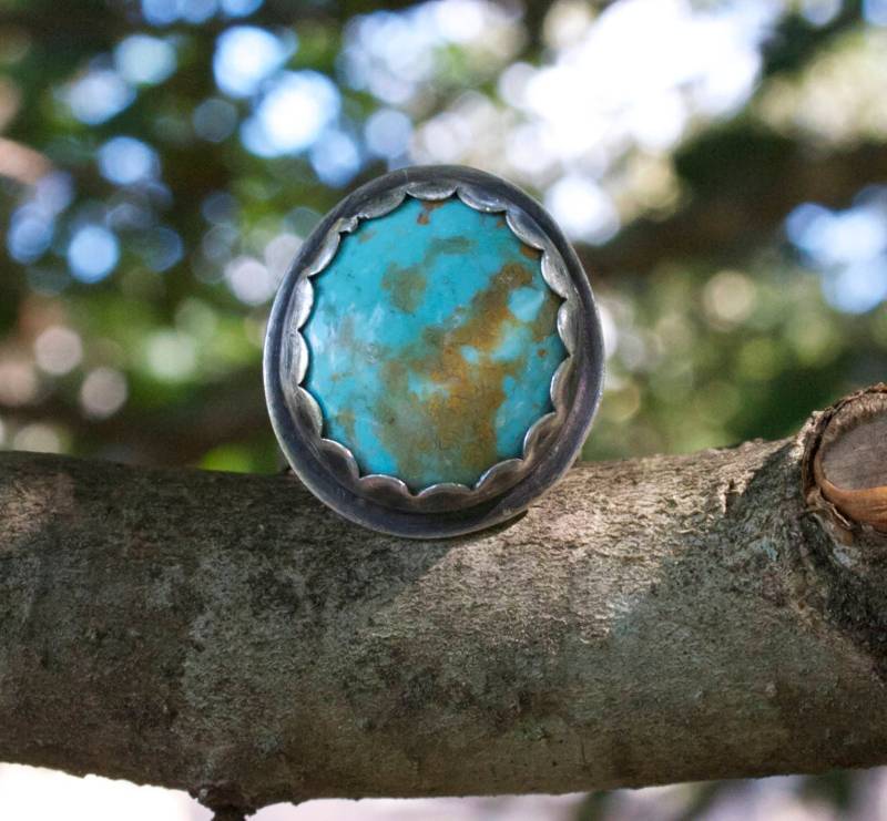 Türkis Ring/Boho Handwerker Schmuck Verstellbarer Türkis Ring/Boho Handwerker Schmuck Verstellbarer von MissieRabdau