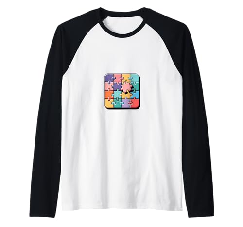 simple minimalist colorful puzzle men women Raglan von Missing Piece puzzle Symbolic and simple
