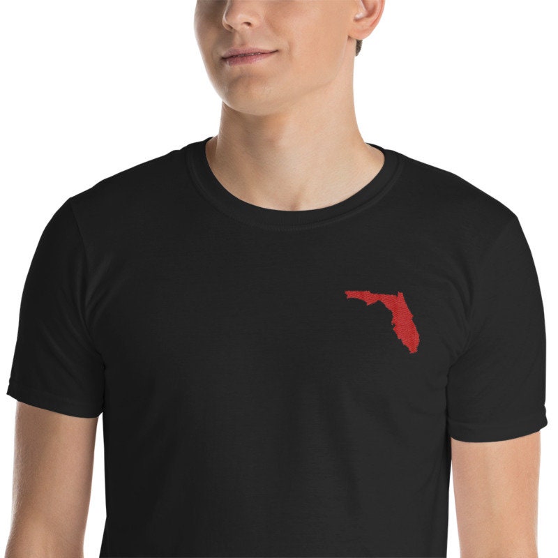 Florida Shirt Home State Gestickt Karte Florida Shirt Home State Gestickt Karte von MissionMint