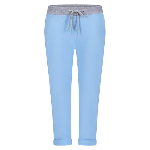 Mississhop 287 Damen Hose Cargohose Blumen Sweatpants Jogginghose Baumwolle Freizeithose Boyfriend Modell 1 von Mississhop