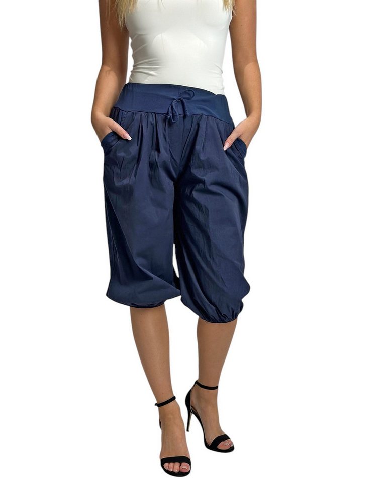 Mississhop Caprihose Damen Baumwolle 100 % Sommerhose Haremhose M.374 von Mississhop