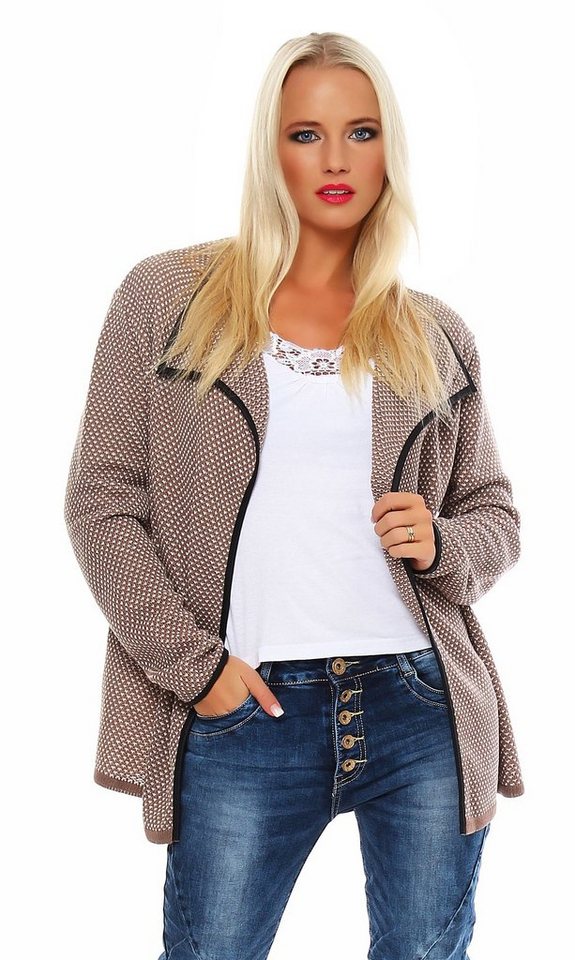 Mississhop Cardigan Strickjacke Cardigan Jacke Sweatshirt M.53 von Mississhop