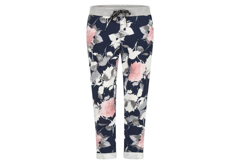 Mississhop Chinohose Damen Hose Blumen Jogginghose Baumwolle gemustert M. 287 von Mississhop