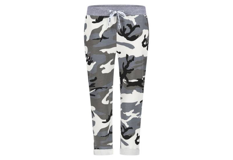 Mississhop Chinohose Damen Hose Blumen Jogginghose Baumwolle gemustert M. 287 von Mississhop