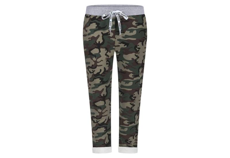 Mississhop Chinohose Damen Hose Blumen Jogginghose Baumwolle gemustert M. 287 von Mississhop