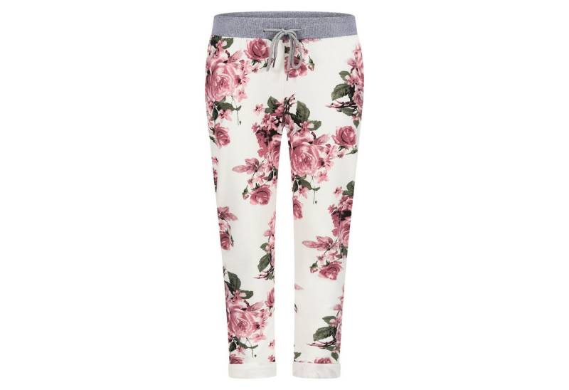 Mississhop Chinohose Damen Hose Blumen Jogginghose Baumwolle gemustert M. 287 von Mississhop