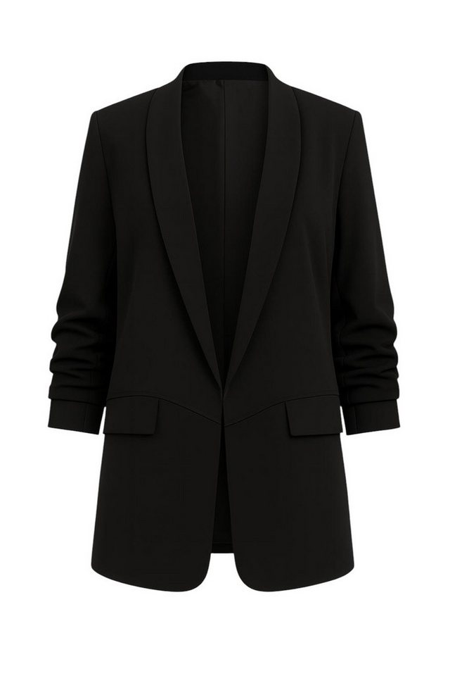 Mississhop Longblazer Damen Blazer mit Schalkragen – elegant M.429 von Mississhop