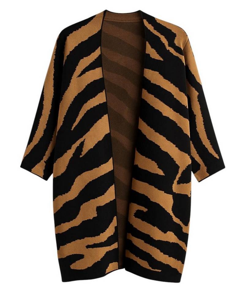 Mississhop Longstrickjacke Stylischer Damen-Cardigan aus weichem Feinstrick M.416 von Mississhop